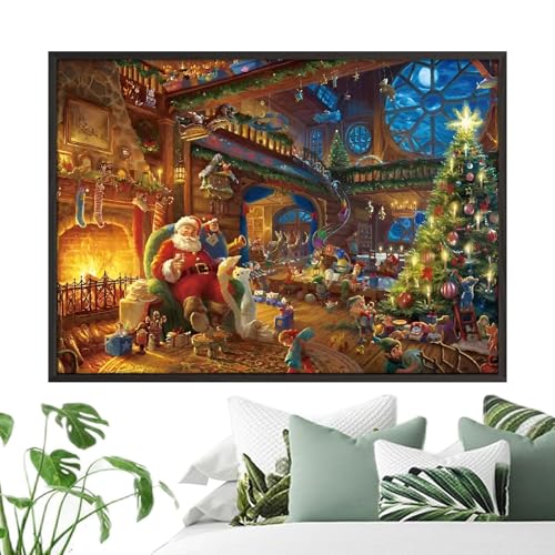 Oseczmut Puzzle Weihnachts-Adventskalender, 2024 Puzzle, Weihnachts-Adventskalender, 24 Tage, 1008 Teile – Festliches Puzzle, interaktives Spielzeug Eltern-Kind-Puzzle für Zimmer von Oseczmut