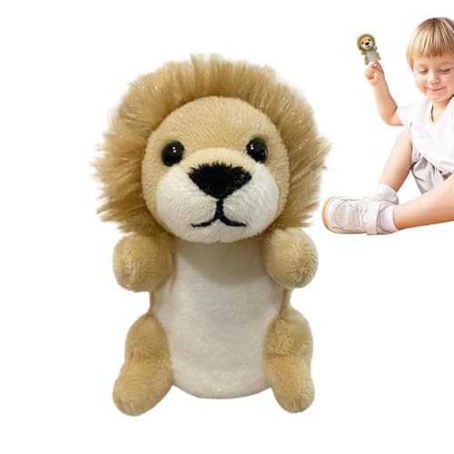 Oseczmut Realistische Tierpuppen, Tierpuppen für – Puppen aus weichem Plüsch | Süße Handpuppen mit Freunden des Zoos, Tierpuppen in Tierform aus Plüsch, von Oseczmut