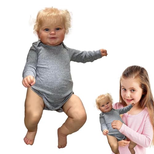 Oseczmut Reborn für Kleinkinder, Reborn für Kleinkinder | Realistische Puppen von 50,8 cm mit blondem und lockigem Haar für Kleinkinder, realistische Babys aus Silikon für Oseczmut Reborn für Kleinkinder, Reborn für Kleinkinder | Realistische Puppen von 50,8 cm mit blondem und lockigem Haar für Kleinkinder, realistische Babys aus Silikon für von Oseczmut
