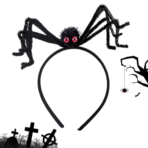 Oseczmut Spinnen-Kostüm-Stirnband, Spinnen-Kopfstück, Spinnen-Cosplay-Stirnband | Kreative Stirnbandfrisur, Horror und gruselige Leistung Stirnband für die Oseczmut Spinnen-Kostüm-Stirnband, Spinnen-Kopfstück, Spinnen-Cosplay-Stirnband | Kreative Stirnbandfrisur, Horror und gruselige Leistung Stirnband für die von Oseczmut