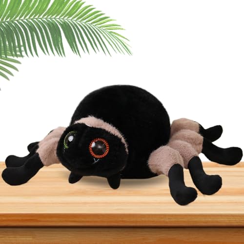 Oseczmut Spinnenkissen, Spinnentier-Plüschtier – niedliches Tier- aus Plüsch – Halloween-Dekokissen, Plüschtiere für Streiche aus Plüsch, 30 cm Oseczmut Spinnenkissen, Spinnentier-Plüschtier – niedliches Tier- aus Plüsch – Halloween-Dekokissen, Plüschtiere für Streiche aus Plüsch, 30 cm von Oseczmut