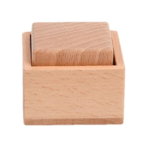Oseczmut Steckscheiben Spielzeug | ineinandergreifende Scheiben Spielzeug aus Holz für Babys zum Training Grip | Spielzeug aus Buchenholz für Baby mit Griff, Baby Grip Toy sensorisches Spielzeug aus von Oseczmut