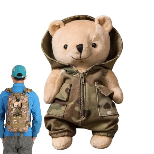 Oseczmut Teddybär, Teddybär | Tarnspielzeug aus kuscheligem Plüsch, 7,87 Zoll – abnehmbares Kissen in Tierform aus Plüsch, Zimmerdekoration, Sammlerstück Oseczmut Teddybär, Teddybär | Tarnspielzeug aus kuscheligem Plüsch, 7,87 Zoll – abnehmbares Kissen in Tierform aus Plüsch, Zimmerdekoration, Sammlerstück von Oseczmut