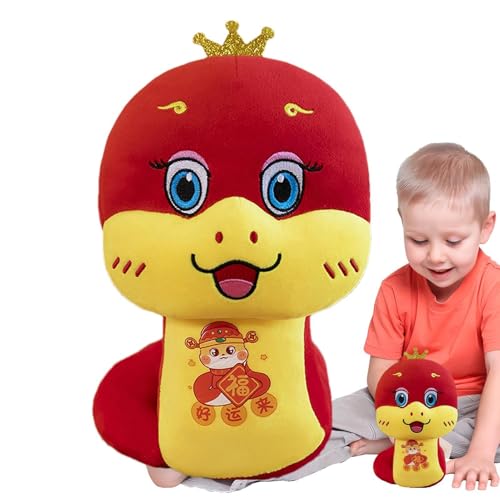 Oseczmut Weiche Schlangenpuppen, Schlange Plüschspielzeug | traditionelles chinesisches Plüsch-Schlangenspielzeug – Schlange Maskottchen für Tische, Sofas, Oseczmut Weiche Schlangenpuppen, Schlange Plüschspielzeug | traditionelles chinesisches Plüsch-Schlangenspielzeug – Schlange Maskottchen für Tische, Sofas, von Oseczmut