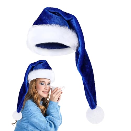 Oseczmut Weihnachtsmannhut für Erwachsene | Langer Plüsch-Weihnachtsmannhut für Erwachsene | Langer Weihnachtsmannhut, langer Weihnachtsmannhut für Erwachsene, Plüsch-Weihnachtsmannmützen Oseczmut Weihnachtsmannhut für Erwachsene | Langer Plüsch-Weihnachtsmannhut für Erwachsene | Langer Weihnachtsmannhut, langer Weihnachtsmannhut für Erwachsene, Plüsch-Weihnachtsmannmützen von Oseczmut