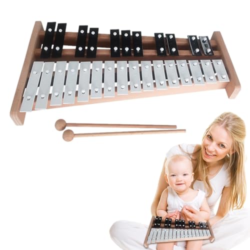 Oseczmut Xylophon Spielzeug, Xylophon für Kleinkinder – pädagogisches Xylophon – Instrument für und Mädchen, tragbar, professionelles Glockenspiel mit 27 Noten, Xylophon, interaktives Spielzeug für Oseczmut Xylophon Spielzeug, Xylophon für Kleinkinder – pädagogisches Xylophon – Instrument für und Mädchen, tragbar, professionelles Glockenspiel mit 27 Noten, Xylophon, interaktives Spielzeug für von Oseczmut