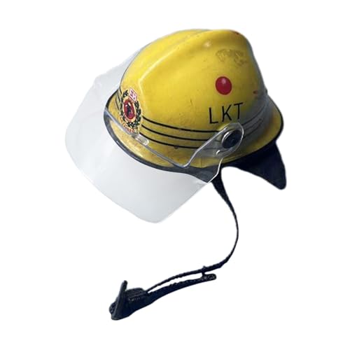 1/6 Feuerwehrmann-Helm, Kopfbedeckung, Retro-Zubehör, Outfit, Miniatur-Soldatenkostüm für 12-Zoll-Soldatenfiguren, Zubehör von Oshhni
