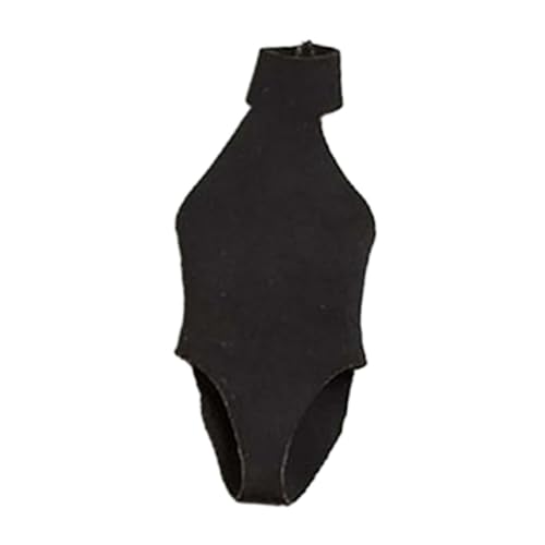 Oshhni 1/12 Actionfigur Kleidung, Badeanzug, Sommeroutfit, Mini-Trendkostüm, Puppenkleidung für 6 Zoll weibliche Puppenfigur, Schwarz von Oshhni