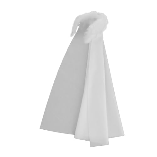 Oshhni 1/12 Actionfigur Kleidung Umhang Stoff, Uraltes Männer Frauen Puppenkostüm, Miniaturkleidung für 6" männliche und weibliche Figuren, Weiß von Oshhni