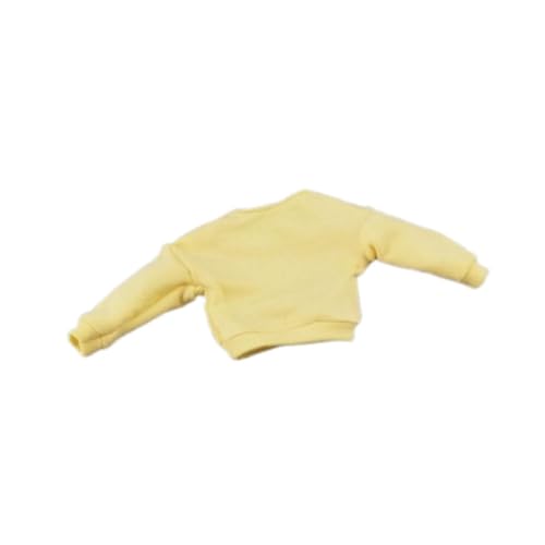 Oshhni 1/12 Puppengestricke Pullover Dress -up Educational for Kids Puppenzubehör Kostüme Puppenkleidung für 6 Zoll Actionfigur, Gelb Oshhni 1/12 Puppengestricke Pullover Dress -up Educational for Kids Puppenzubehör Kostüme Puppenkleidung für 6 Zoll Actionfigur, Gelb von Oshhni