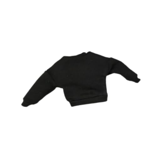 Oshhni 1/12 Puppengestricke Pullover Dress -up Educational for Kids Puppenzubehör Kostüme Puppenkleidung für 6 Zoll Actionfigur, Schwarz Oshhni 1/12 Puppengestricke Pullover Dress -up Educational for Kids Puppenzubehör Kostüme Puppenkleidung für 6 Zoll Actionfigur, Schwarz von Oshhni