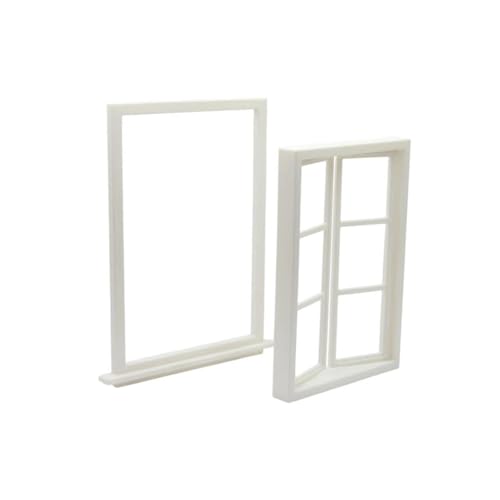 Oshhni 1/12 Puppenhaus Fenster Fensterrahmen Leichte realistische dekorative Puppenhausmöbel Oshhni 1/12 Puppenhaus Fenster Fensterrahmen Leichte realistische dekorative Puppenhausmöbel von Oshhni