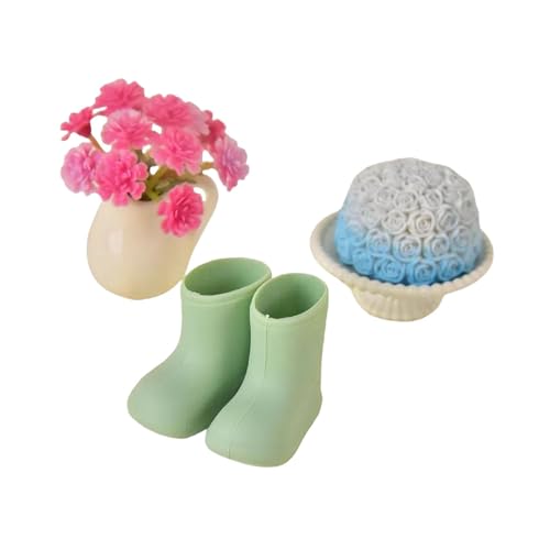 Oshhni 1/12 Puppenhauszubehör, Mini-Puppenhausspielzeug, DIY-Zubehör, Handarbeit, leichte Regenstiefel, Vase, Topf, Märchengartenmodell, Style A Oshhni 1/12 Puppenhauszubehör, Mini-Puppenhausspielzeug, DIY-Zubehör, Handarbeit, leichte Regenstiefel, Vase, Topf, Märchengartenmodell, Style A von Oshhni