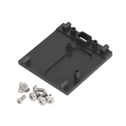 Oshhni 1/12 RC Auto Motorhalterung, Metallkomponenten, Zubehör für MN99S, Schwarz von Oshhni