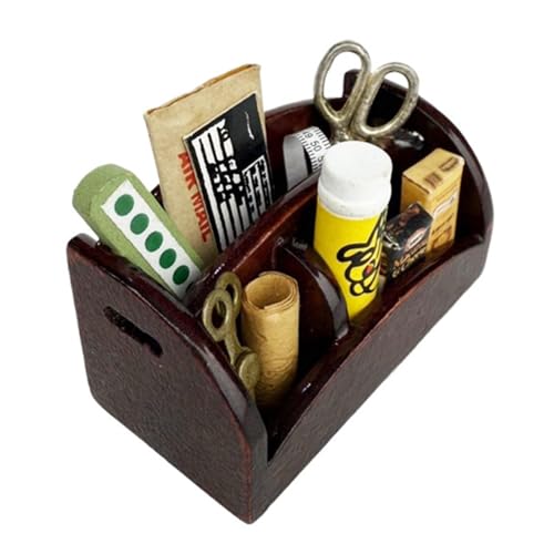 Oshhni 1/12 Skala Dollhouse Tool Box Sundies Organizer Tat, Spielen Requisiten für Kinderpuppenhaus Dekoration Zubehör Modell Oshhni 1/12 Skala Dollhouse Tool Box Sundies Organizer Tat, Spielen Requisiten für Kinderpuppenhaus Dekoration Zubehör Modell von Oshhni