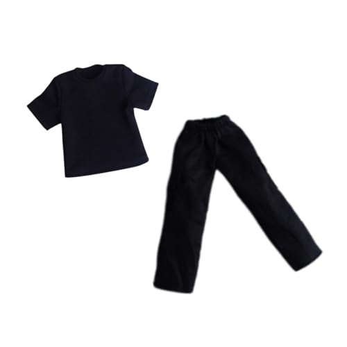 Oshhni 1/12 Skala Figur Top und Pant Miniatur Doll Kostüm Outfit Mini Wide Bein Long Pant für 6 '' männliche Puppen -Figurenzubehör, mit Hemd Oshhni 1/12 Skala Figur Top und Pant Miniatur Doll Kostüm Outfit Mini Wide Bein Long Pant für 6 '' männliche Puppen -Figurenzubehör, mit Hemd von Oshhni