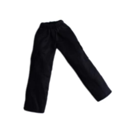 Oshhni 1/12 Skala männliche Puppenhosen Kostüm Herren Kleidung Klassisches Outfit Stylish Doll Cargo Hosen Miniatur für 6 Zoll männliche Figuren, Schwarz Oshhni 1/12 Skala männliche Puppenhosen Kostüm Herren Kleidung Klassisches Outfit Stylish Doll Cargo Hosen Miniatur für 6 Zoll männliche Figuren, Schwarz von Oshhni