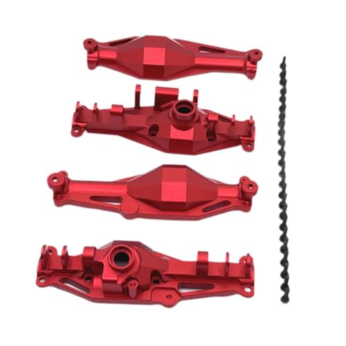 Oshhni 1/12 Vorder-Hinterachsgehäuse-Ersatz DIY Einfach zu installierendes, professionelles Achsgehäuse aus Aluminiumlegierung für H12Y-Fahrzeuge, Rot Oshhni 1/12 Vorder-Hinterachsgehäuse-Ersatz DIY Einfach zu installierendes, professionelles Achsgehäuse aus Aluminiumlegierung für H12Y-Fahrzeuge, Rot von Oshhni