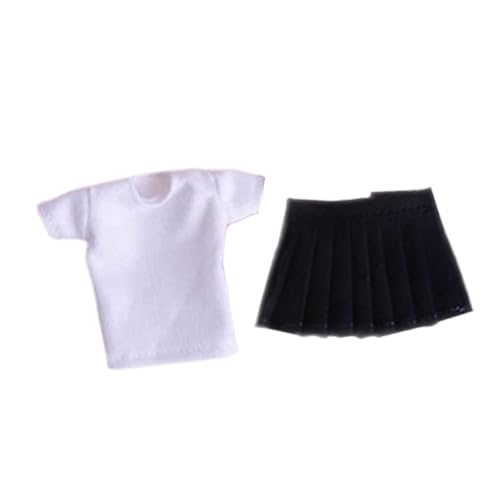 Oshhni 1/12 weibliche Puppen -T -Shirt -Puppen -Kleidung Set Kostüm für 6 Zoll weibliche Figuren Oshhni 1/12 weibliche Puppen -T -Shirt -Puppen -Kleidung Set Kostüm für 6 Zoll weibliche Figuren von Oshhni