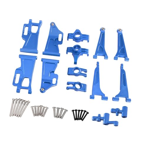 Oshhni 1/14 RC Autos Metall Ersatzteile Vorne Hinten Lenkung Tasse Fahrzeuge & Fernbedienung Spielzeug, Blau Oshhni 1/14 RC Autos Metall Ersatzteile Vorne Hinten Lenkung Tasse Fahrzeuge & Fernbedienung Spielzeug, Blau von Oshhni