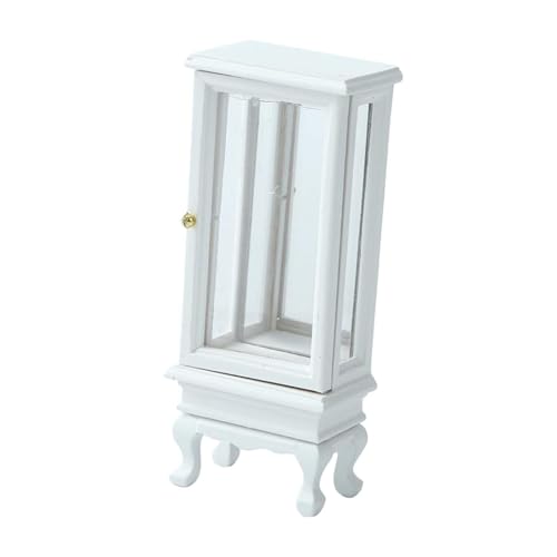 Oshhni 1/16 Puppenhausgarderobe mit Spiegel, Miniatur -Dressing -Spiegelzubehör, Profi für Wohnzimmer, Mini -Spiegelmodell, Weiß Oshhni 1/16 Puppenhausgarderobe mit Spiegel, Miniatur -Dressing -Spiegelzubehör, Profi für Wohnzimmer, Mini -Spiegelmodell, Weiß von Oshhni