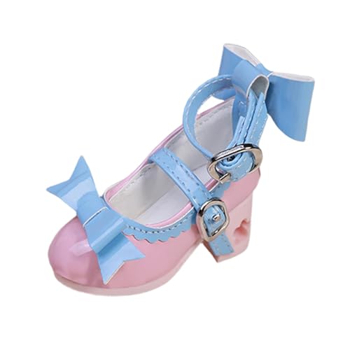 Oshhni 1/4 Puppenschuhe Kostümzubehör High Heels Puppenkleid für Puppenhausgeburtstag, Rosa Oshhni 1/4 Puppenschuhe Kostümzubehör High Heels Puppenkleid für Puppenhausgeburtstag, Rosa von Oshhni