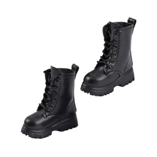 Oshhni 1/6 Actionfiguren Dicke Fersenstiefel, Kostüm -ACCS, Kinder Erwachsene Geschenke Miniatur, modische DIY -Puppenschuhe 12 "Puppenstiefel von Oshhni