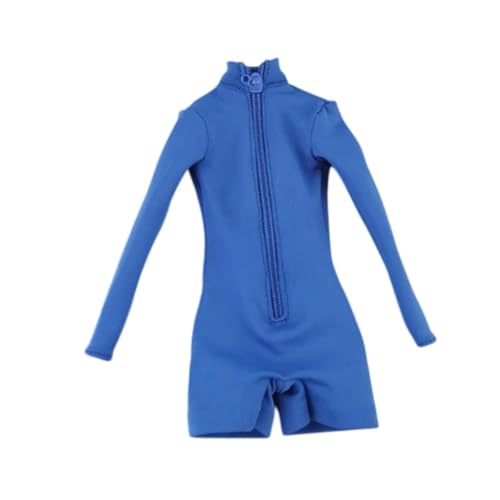 Oshhni 1/6 Actionfiguren Jumpsuit weibliche Figurenkleidung, handgefertigtes Puppendekor, Blau Oshhni 1/6 Actionfiguren Jumpsuit weibliche Figurenkleidung, handgefertigtes Puppendekor, Blau von Oshhni