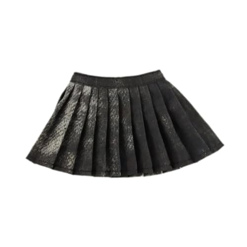Oshhni 1/6 Frauen Plissierte Rock für Aktion Figur Requent, Schwarzgrau Oshhni 1/6 Frauen Plissierte Rock für Aktion Figur Requent, Schwarzgrau von Oshhni