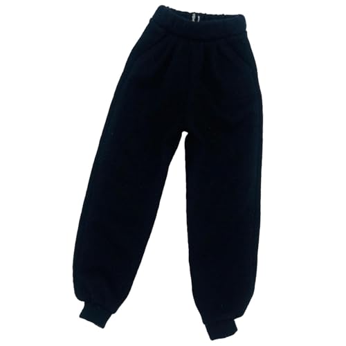 Oshhni 1/6 Hosen Miniatur Casual Hosen handgefertigt modische stilvolle Action -Figur Doll Kleidung für 12 Zoll weibliche Figuren ACCS, Schwarz Oshhni 1/6 Hosen Miniatur Casual Hosen handgefertigt modische stilvolle Action -Figur Doll Kleidung für 12 Zoll weibliche Figuren ACCS, Schwarz von Oshhni