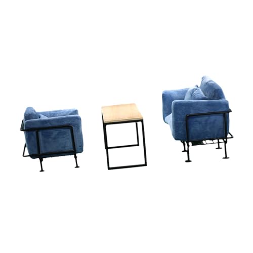 Oshhni 1/6 Skala Miniatursofa und Tisch für 12 "Actionfigur Doll House Accessoires Mini Möbel für Mikrolandschaftsdekoration von Oshhni