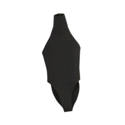 Oshhni 1/6 Skala weibliche Puppenkleidung, Kleidung, Badeanzug Jumpsuit, ungezwungenes Mini -Kostüm für 12 'Zoll Frau Actionfigur Dress Up, Schwarz von Oshhni