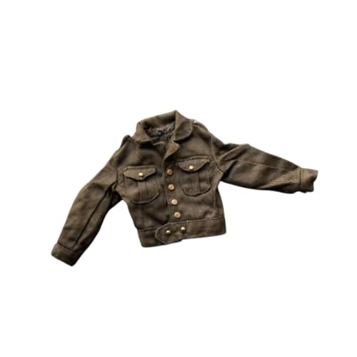Oshhni 1/6 männliche Figur Jacke, Actionfiguren Kleidung, stilvoll, Robustes Kostüm Miniaturpuppenzubehör für 12 -Zoll -männliche Figur von Oshhni