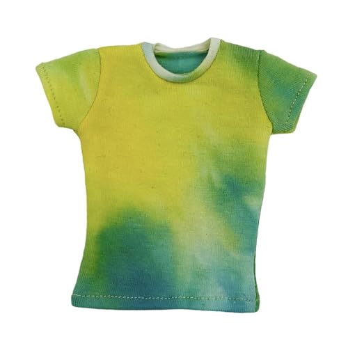 Oshhni 1/6 weibliche Actionfiguren T -Shirt -Kostümdekoration bequem, tragbar, Miniaturkleidung, Puppenzubehör für Dress -up, Gelb Oshhni 1/6 weibliche Actionfiguren T -Shirt -Kostümdekoration bequem, tragbar, Miniaturkleidung, Puppenzubehör für Dress -up, Gelb von Oshhni