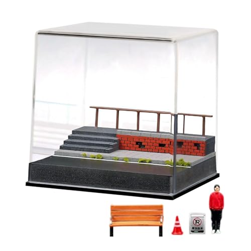 Oshhni 1/64 Fahrzeugmodell Vitrine Staubdichte Abdeckung Schaufenster Parkszene für Legierungsauto Oshhni 1/64 Fahrzeugmodell Vitrine Staubdichte Abdeckung Schaufenster Parkszene für Legierungsauto von Oshhni