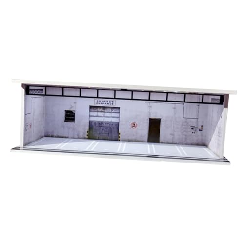 Oshhni 1/64 Maßstab Modell Auto Vitrine Display Box Garage Diorama Dekorativ mit LED Licht Szenario Parkplatz Szene Organizer, Style A Oshhni 1/64 Maßstab Modell Auto Vitrine Display Box Garage Diorama Dekorativ mit LED Licht Szenario Parkplatz Szene Organizer, Style A von Oshhni