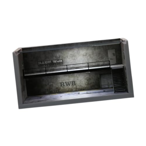 Oshhni 1/64 Modell modellautos szenario sammelgeschenk Micro Landscape Decape Storage Box Parking Lot Szene von Oshhni