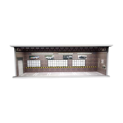 Oshhni 1/64 Modellauto-Vitrine, Miniatur-Szenario-Modell, DIY-Montage, Dekoration, simulierte Parkplatzszene, Garage, Diorama, Style G Oshhni 1/64 Modellauto-Vitrine, Miniatur-Szenario-Modell, DIY-Montage, Dekoration, simulierte Parkplatzszene, Garage, Diorama, Style G von Oshhni