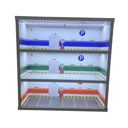 Oshhni 1/64 Modellauto-Vitrine, Parkplatz-Szene, Garage, Diorama, Foto-Requisite, staubdicht, Vitrine, Organizer, Spielzeugauto-Vitrine, Style C Oshhni 1/64 Modellauto-Vitrine, Parkplatz-Szene, Garage, Diorama, Foto-Requisite, staubdicht, Vitrine, Organizer, Spielzeugauto-Vitrine, Style C von Oshhni