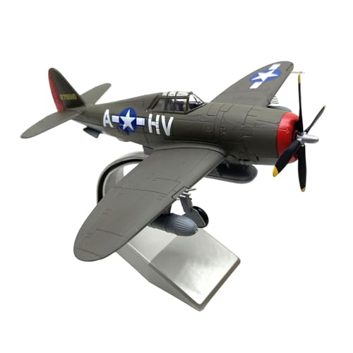 Oshhni 1/72 P-47 Kampfflugzeugmodell, Kampfflugzeug mit Ausstellungsständer fürs Regal Oshhni 1/72 P-47 Kampfflugzeugmodell, Kampfflugzeug mit Ausstellungsständer fürs Regal von Oshhni