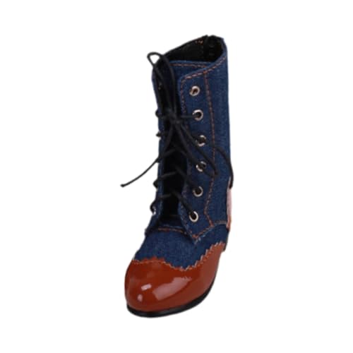 Oshhni 1/Figuren Kopf Schnüren Stiefel Kugelgelenk Puppe Schuhe Kostüm Zubehör DIY für 30 cm Puppe Weibliche körper Stiefel, Blau Oshhni 1/Figuren Kopf Schnüren Stiefel Kugelgelenk Puppe Schuhe Kostüm Zubehör DIY für 30 cm Puppe Weibliche körper Stiefel, Blau von Oshhni