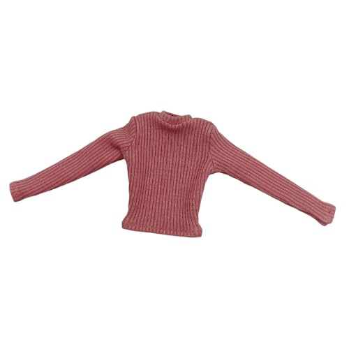 Oshhni 1: 6 Langarm -Tops, Puppenminiatur -Freizeitplatten, Actionfigur Kleidung, für 12 "Kleider, Actionfiguren, Puppenmodell, Rosa von Oshhni