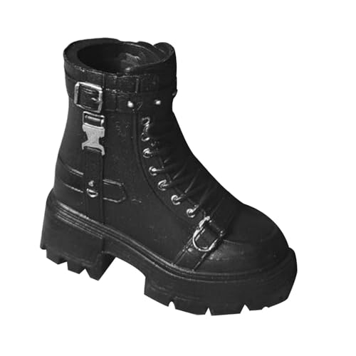Oshhni 1: 6 -Skala -Actionfiguren Stiefel, Kugelgelenkpuppenschuhe, DIY -modische Kollektionen, 12 "Puppenvert als Stiefel Kostüm ACCS, Schwarz Oshhni 1: 6 -Skala -Actionfiguren Stiefel, Kugelgelenkpuppenschuhe, DIY -modische Kollektionen, 12 "Puppenvert als Stiefel Kostüm ACCS, Schwarz von Oshhni