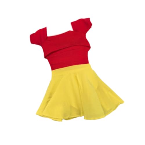 Oshhni 1: 6 -Skala Faltenrockanzug für 12 "Actionfiguren Stylish Fashion Costum Miniatur Doll Clothing ACCS, Rot Gelb Oshhni 1: 6 -Skala Faltenrockanzug für 12 "Actionfiguren Stylish Fashion Costum Miniatur Doll Clothing ACCS, Rot Gelb von Oshhni