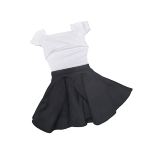 Oshhni 1: 6 -Skala Faltenrockanzug für 12 "Actionfiguren Stylish Fashion Costum Miniatur Doll Clothing ACCS, Weiß Schwarz Oshhni 1: 6 -Skala Faltenrockanzug für 12 "Actionfiguren Stylish Fashion Costum Miniatur Doll Clothing ACCS, Weiß Schwarz von Oshhni