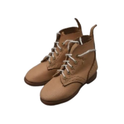 Oshhni 1: 6 Skala Kurzrohrstiefel Arbeitsstiefel stilvolle Mode Miniaturfigur Kostüm für 12 -Zoll -Figuren Kostümzubehör von Oshhni