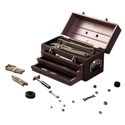 Oshhni 1: 6 Werkzeugkoffer -Werkzeuge Speicher, Tat Play, Mini Furniture für 12 -Zoll -Aktionsfiguren Puppenmodell, Dunkelbraun Oshhni 1: 6 Werkzeugkoffer -Werkzeuge Speicher, Tat Play, Mini Furniture für 12 -Zoll -Aktionsfiguren Puppenmodell, Dunkelbraun von Oshhni