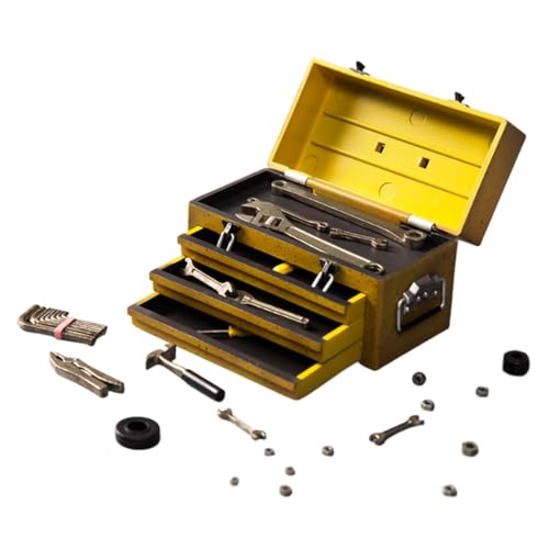 Oshhni 1: 6 Werkzeugkoffer -Werkzeuge Speicher, Tat Play, Mini Furniture für 12 -Zoll -Aktionsfiguren Puppenmodell, Gelb Oshhni 1: 6 Werkzeugkoffer -Werkzeuge Speicher, Tat Play, Mini Furniture für 12 -Zoll -Aktionsfiguren Puppenmodell, Gelb von Oshhni