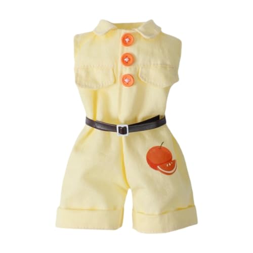Oshhni 1: 6 ärmelloses Jumpsuit Bodysuit handgefertigtes Puppenkleidung für 12 -Zoll -Kleiderfiguren Puppenmodell ACCS von Oshhni