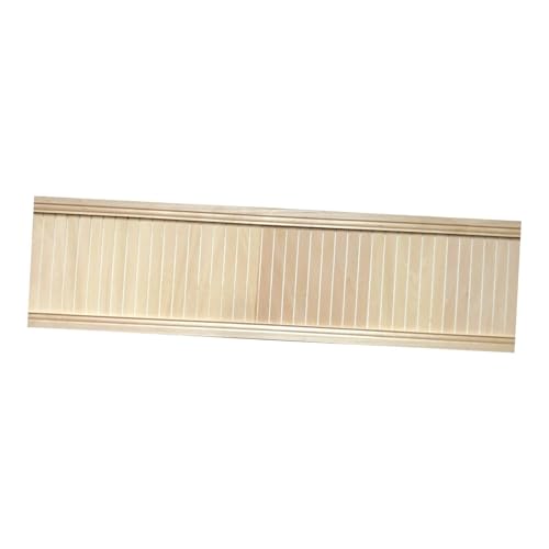 Oshhni 1: 8 Dollhouse Miniatur Wandtafel Wandfloßbrettfoto Requisiten Mini -Wainscoting -Panel für Landschaftsdekorationen Geschenk, Beige Oshhni 1: 8 Dollhouse Miniatur Wandtafel Wandfloßbrettfoto Requisiten Mini -Wainscoting -Panel für Landschaftsdekorationen Geschenk, Beige von Oshhni